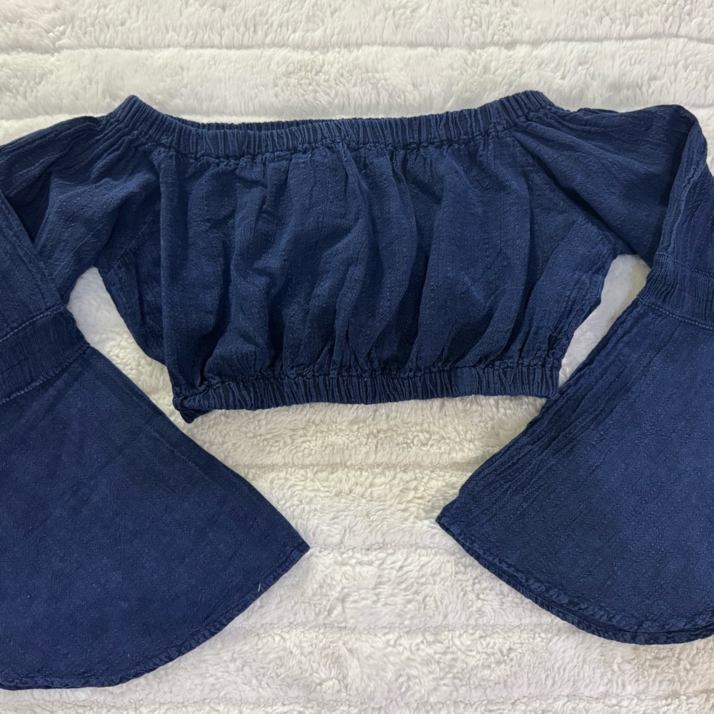 100% cotton strapless shirt, SIZE:M.